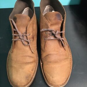 Clarks Boots Distressed Size 12M Brown